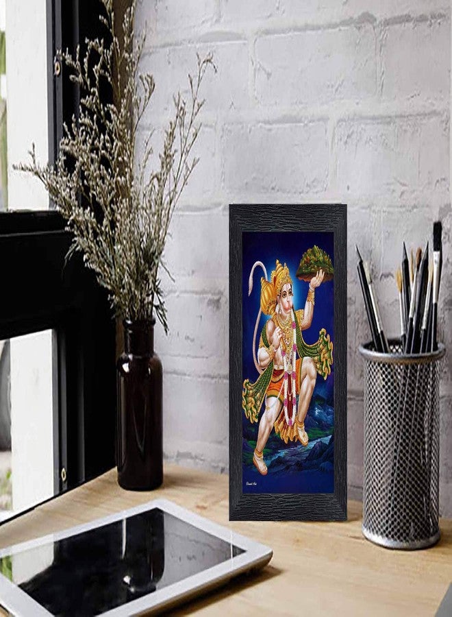 بي أن أف إطار صور خشبي من Poster n Frames PNF Hanuman Ji | لوح أكريليك | بوجا | ديكور روحي للمنزل | روتين العبادة اليومية | أفضل خيار للهدايا (متعدد الألوان، 8 × 6 بوصة، 4859) - Image 2